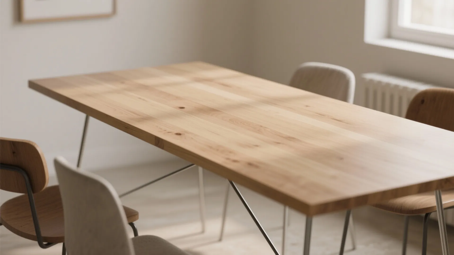 1. Hairpin legs for a light, modern table