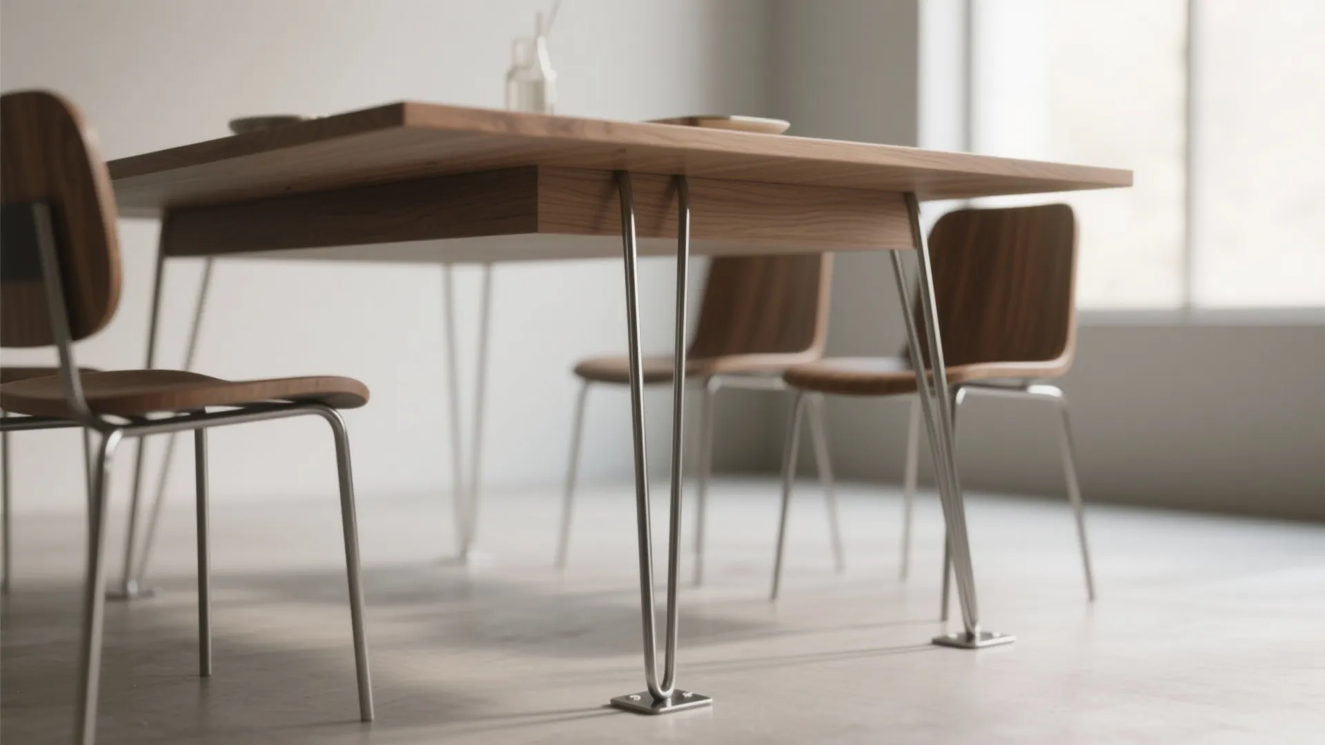 4. Hairpin or Splayed Metal Legs