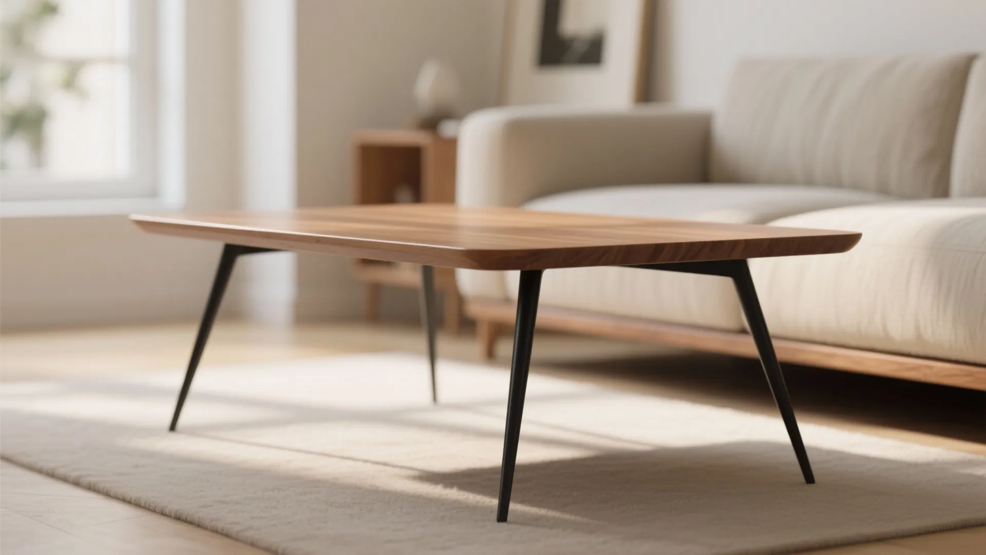 4. Hairpin-Leg Mid-Century Table