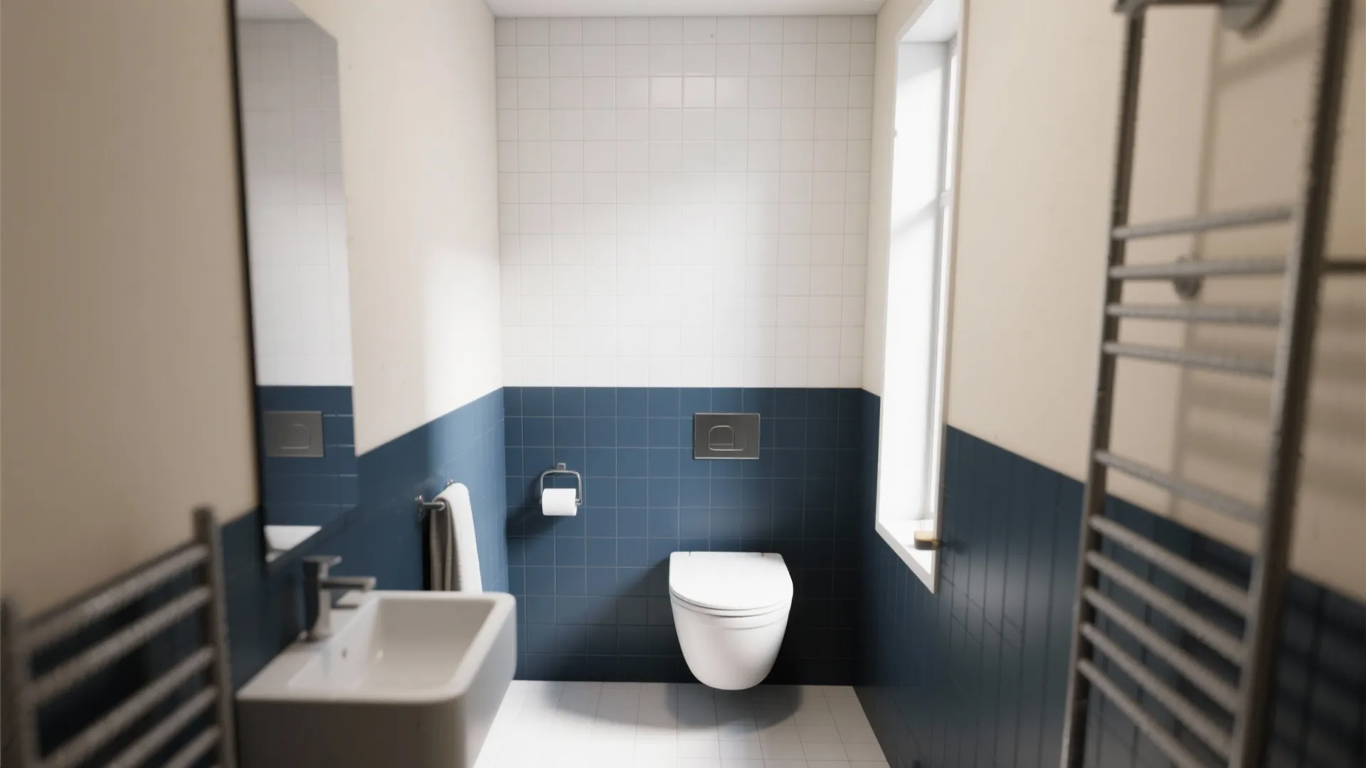 3. Half-and-Half Paint