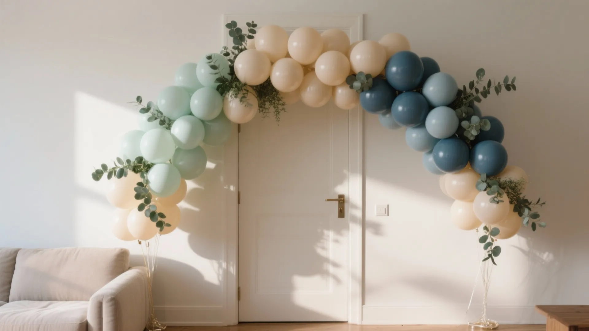 Doorway or Sofa-Framing Half Arch