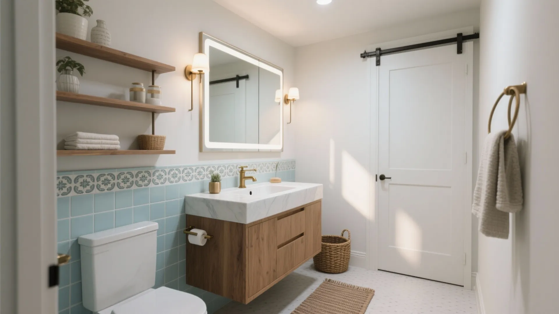 Decorate Half Bathroom: 5 Simple Ideas: Practical, stylish and small-space friendly ways I use to decorate half bathrooms