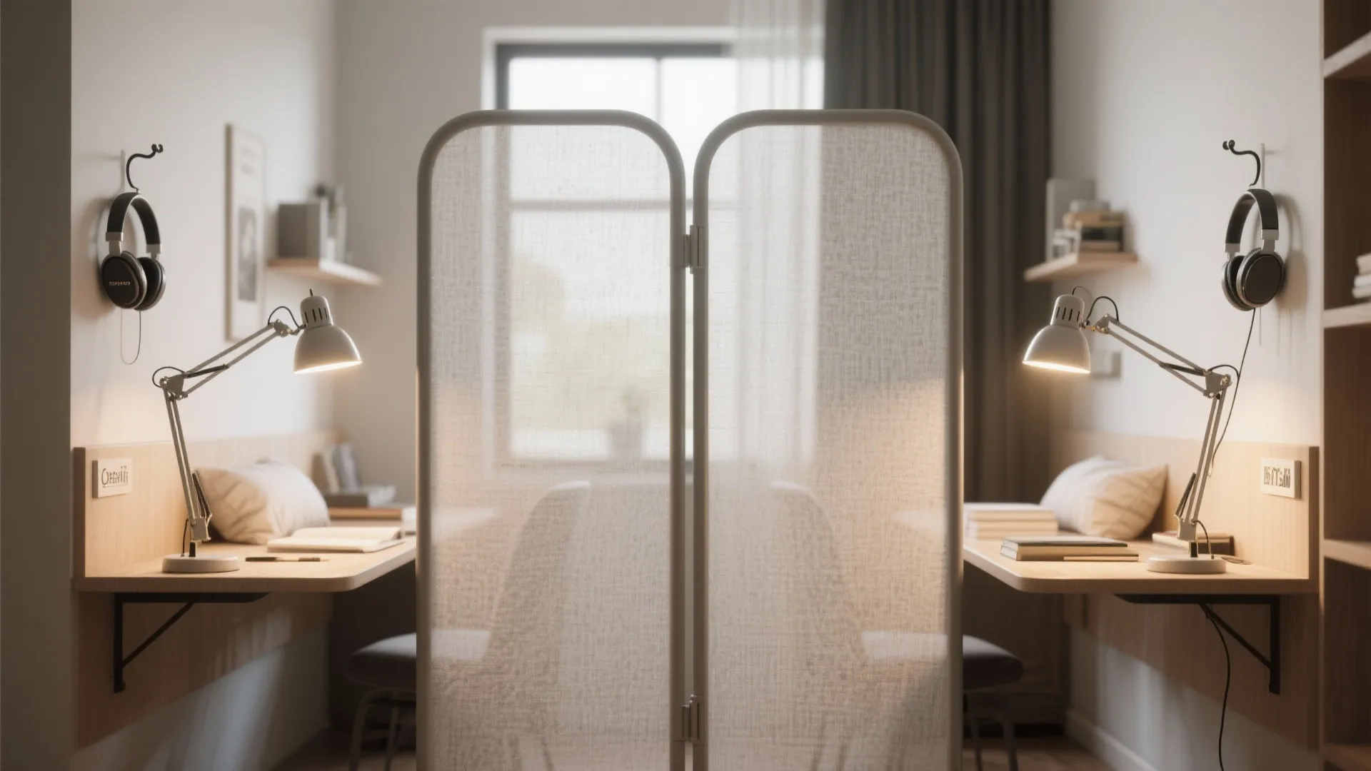 5. Half-Screen Divider and Dual Lighting