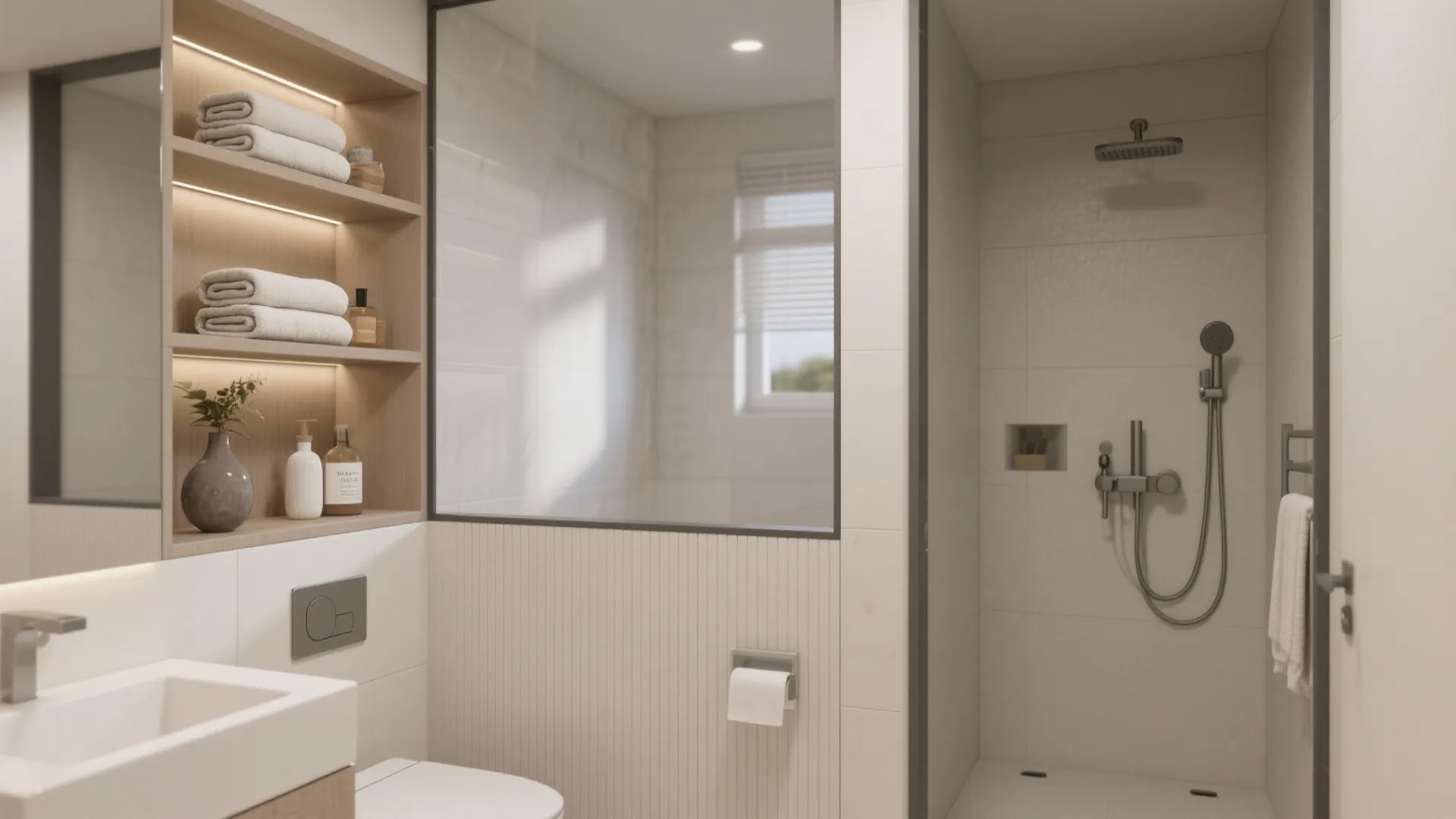 9. Half-height Divider Storage