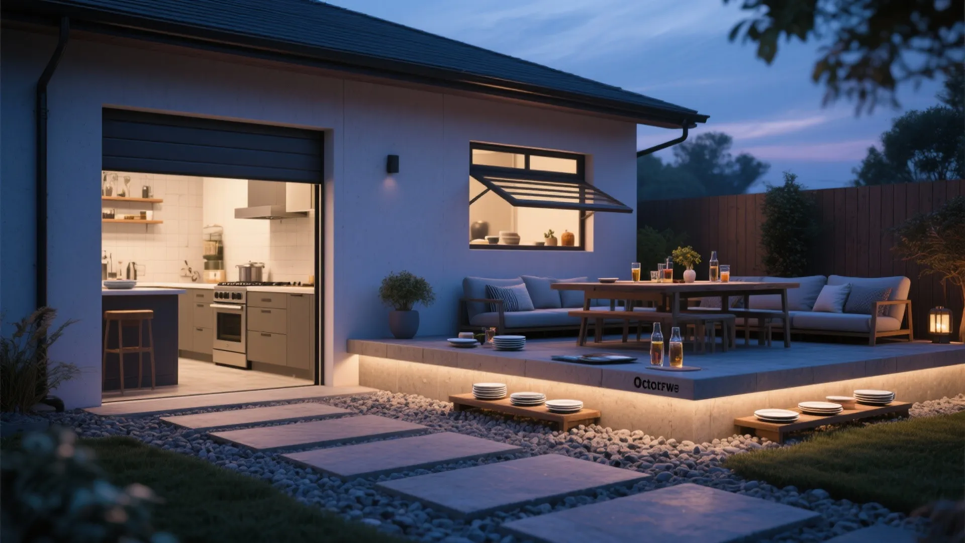 4. Half-Garage Window as a Service Hatch