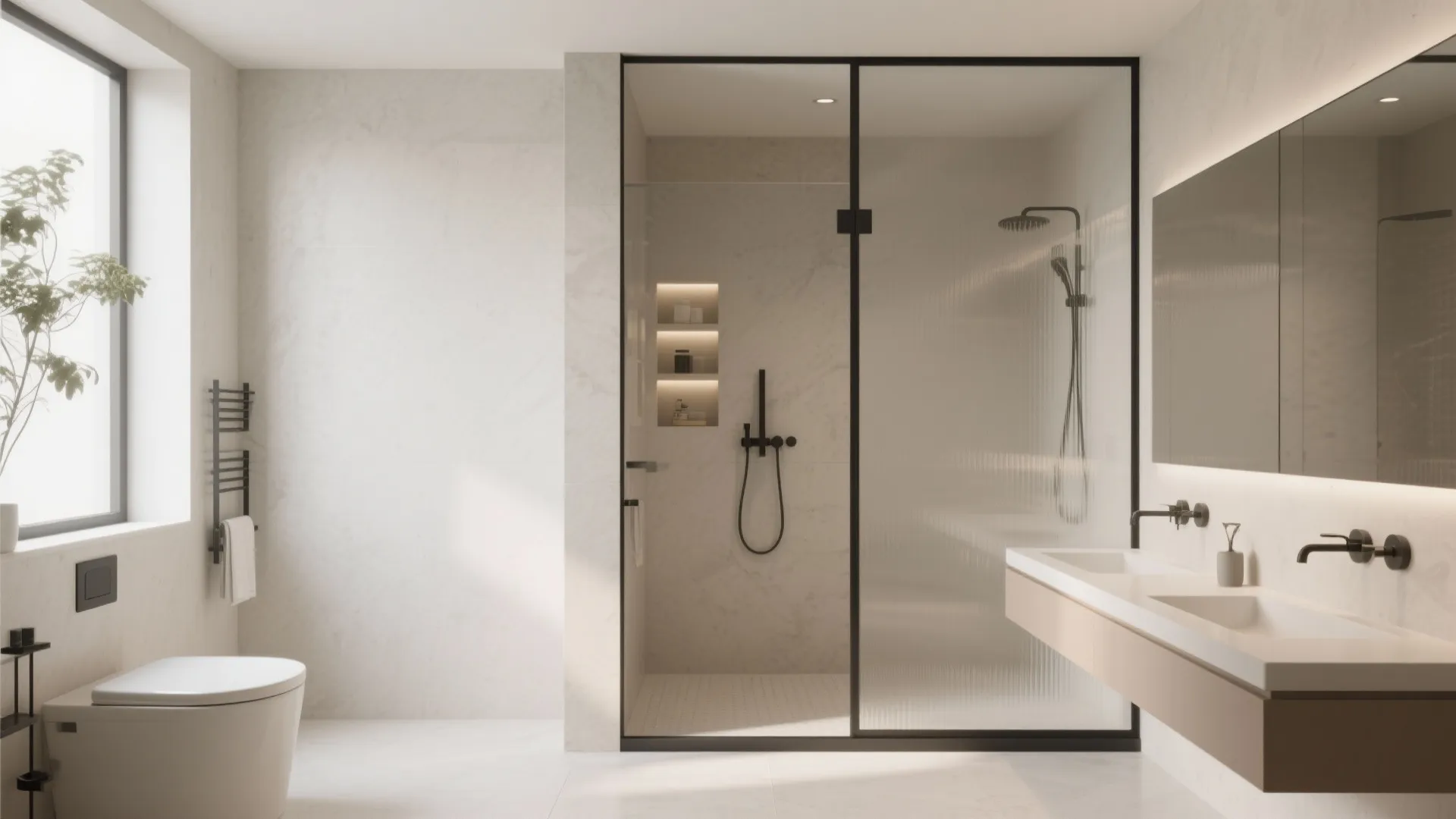 6. Half Glass Partition