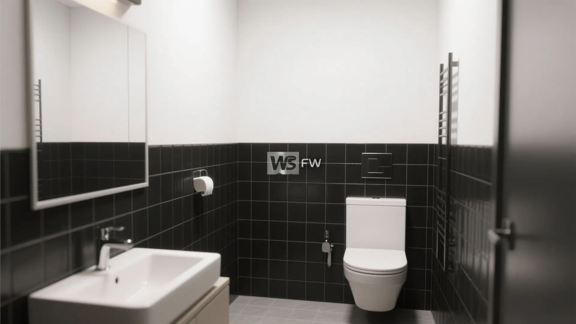 6. Striking Half-and-Half Walls