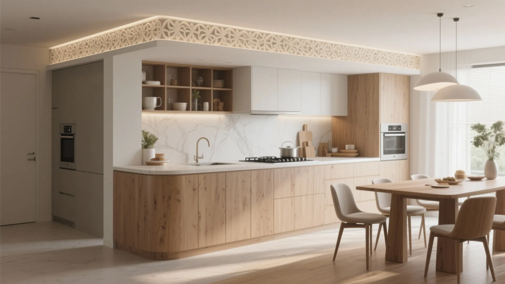 Half-Height Partition Walls