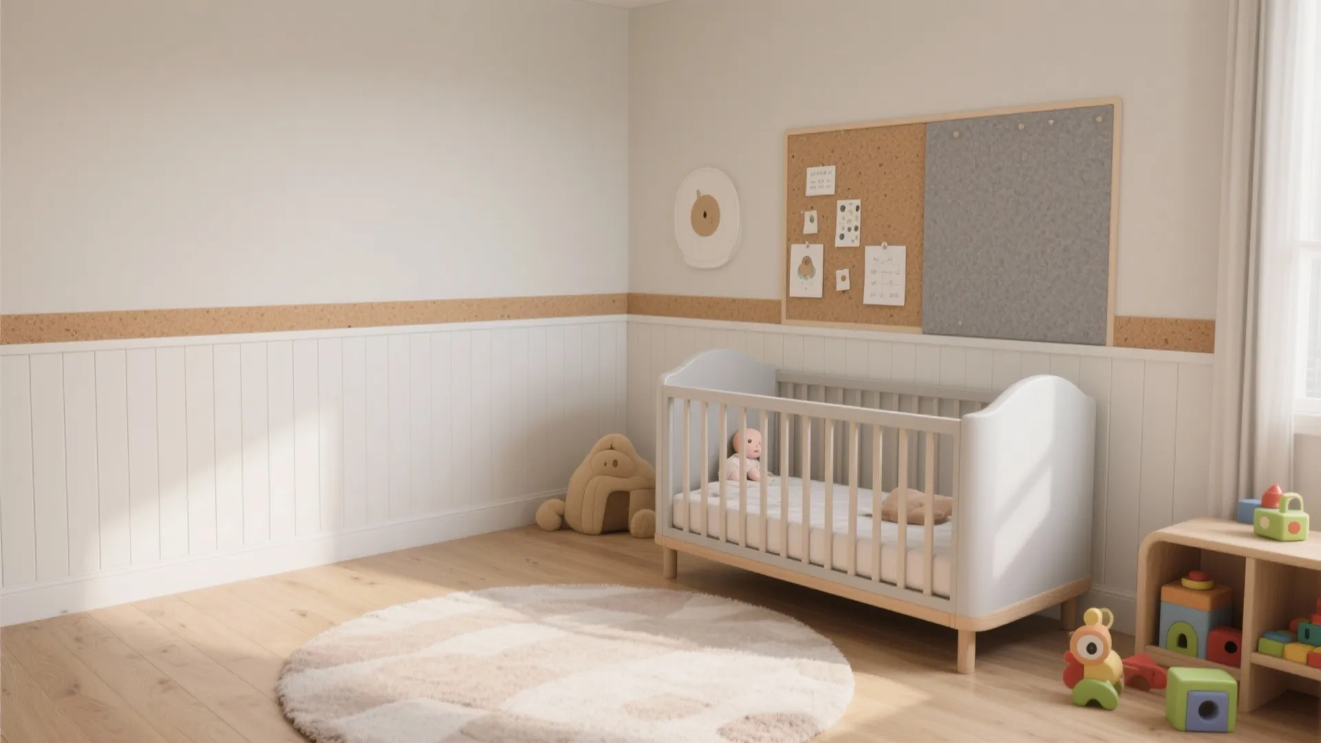 Tactile Wall Panels: Wainscot, Cork, or Felt