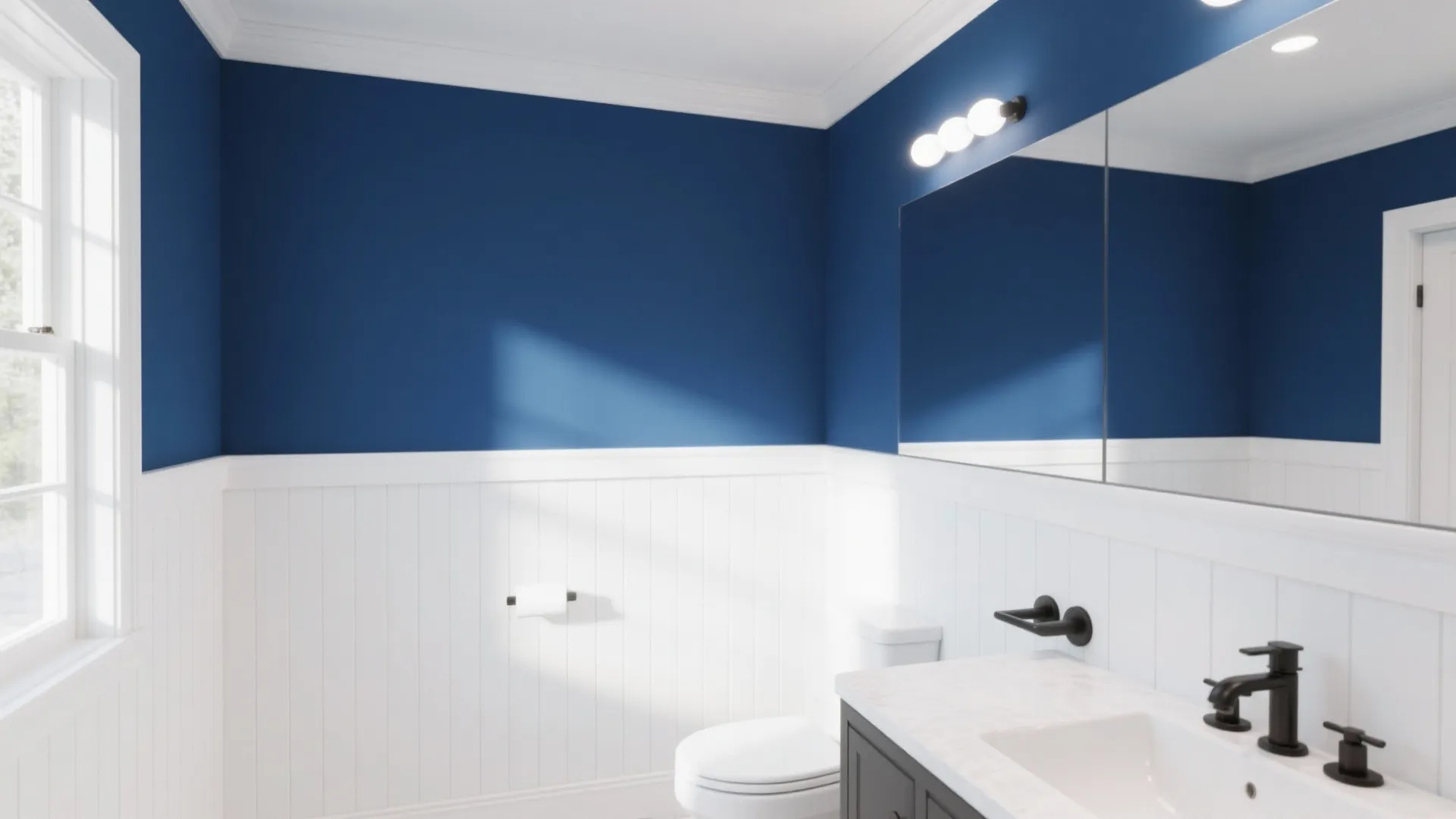 3. Half-Height Wainscoting