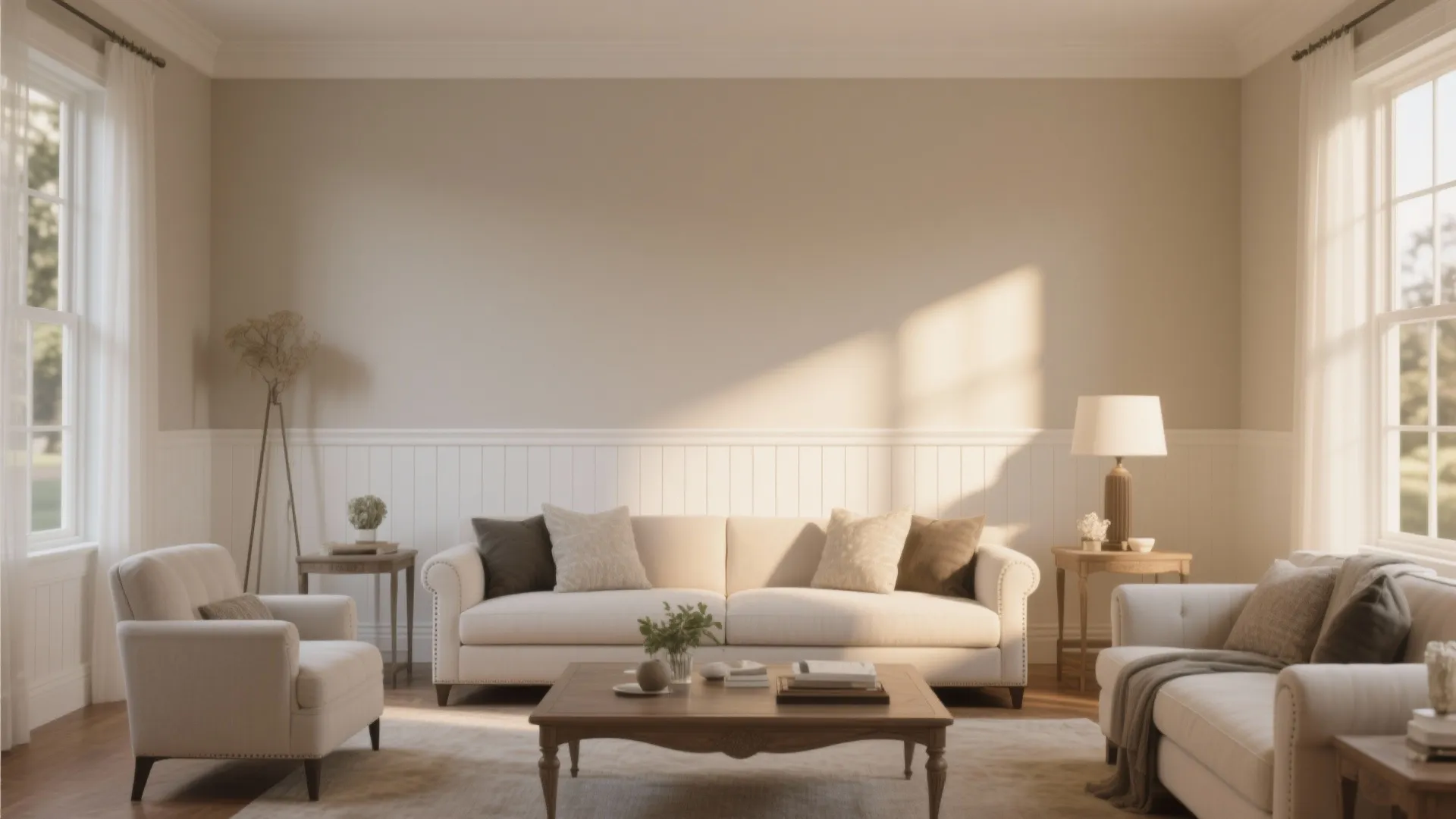 5. Half-Height Wainscoting