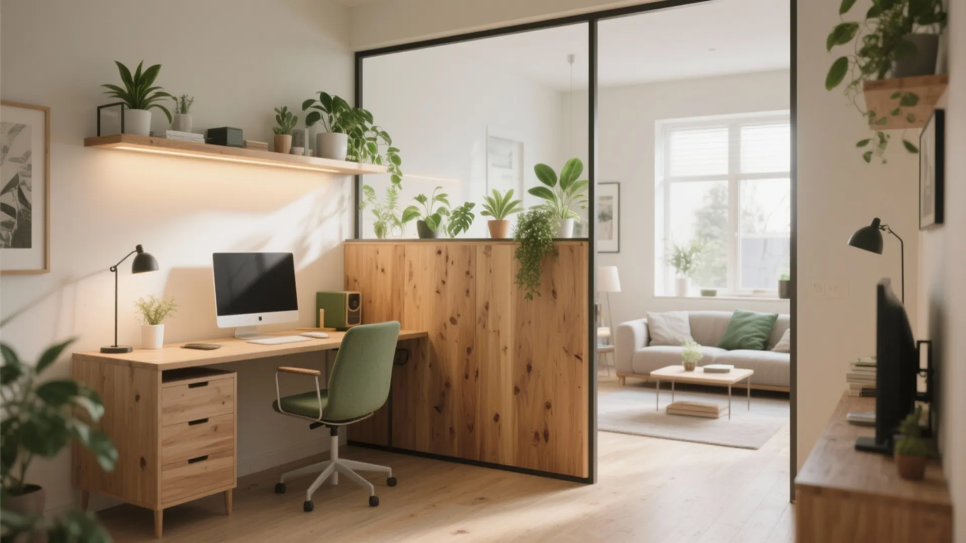 Half-Height Wooden Walls