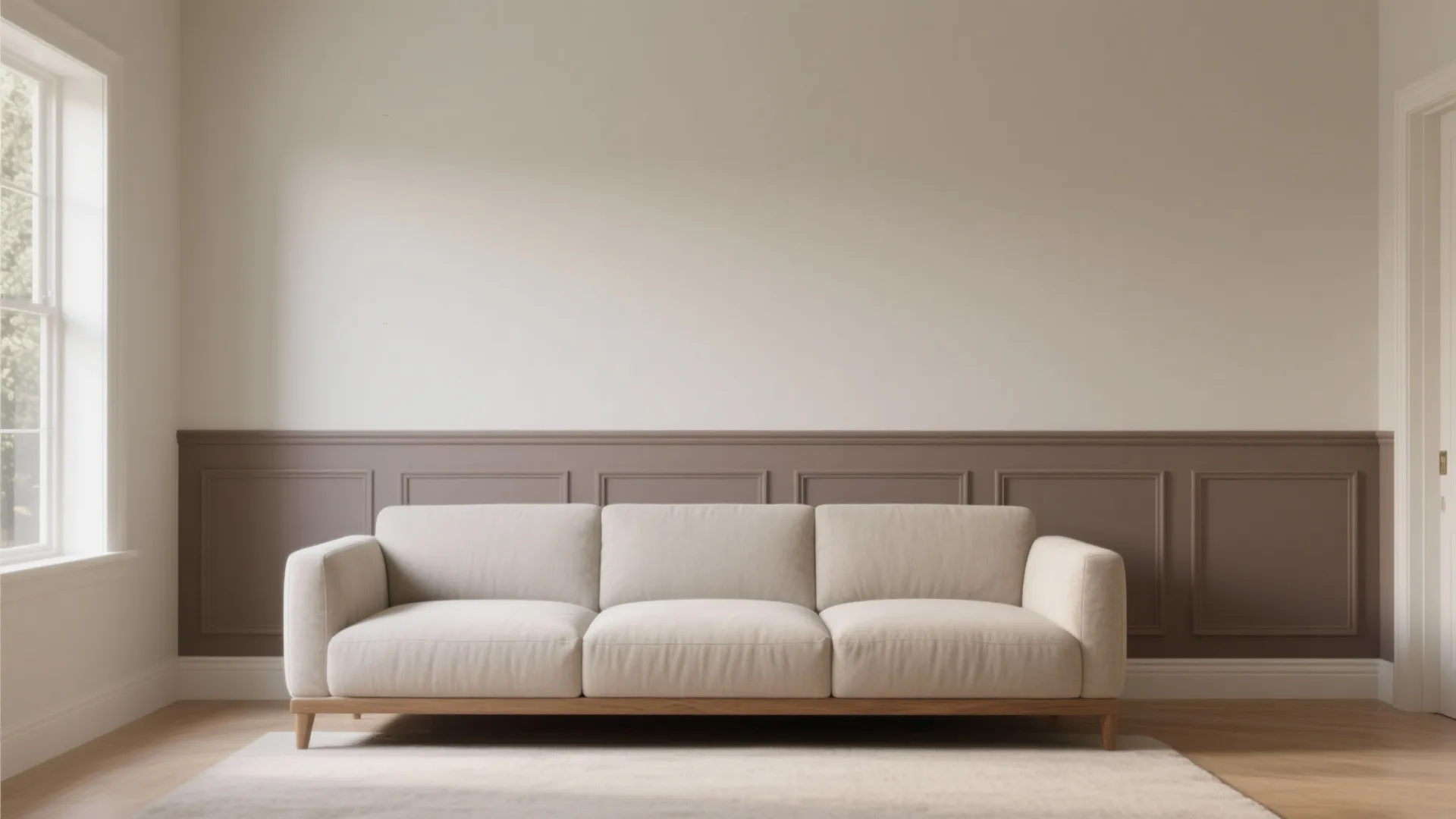 Half-Height Paint (Faux Wainscot) for Balance