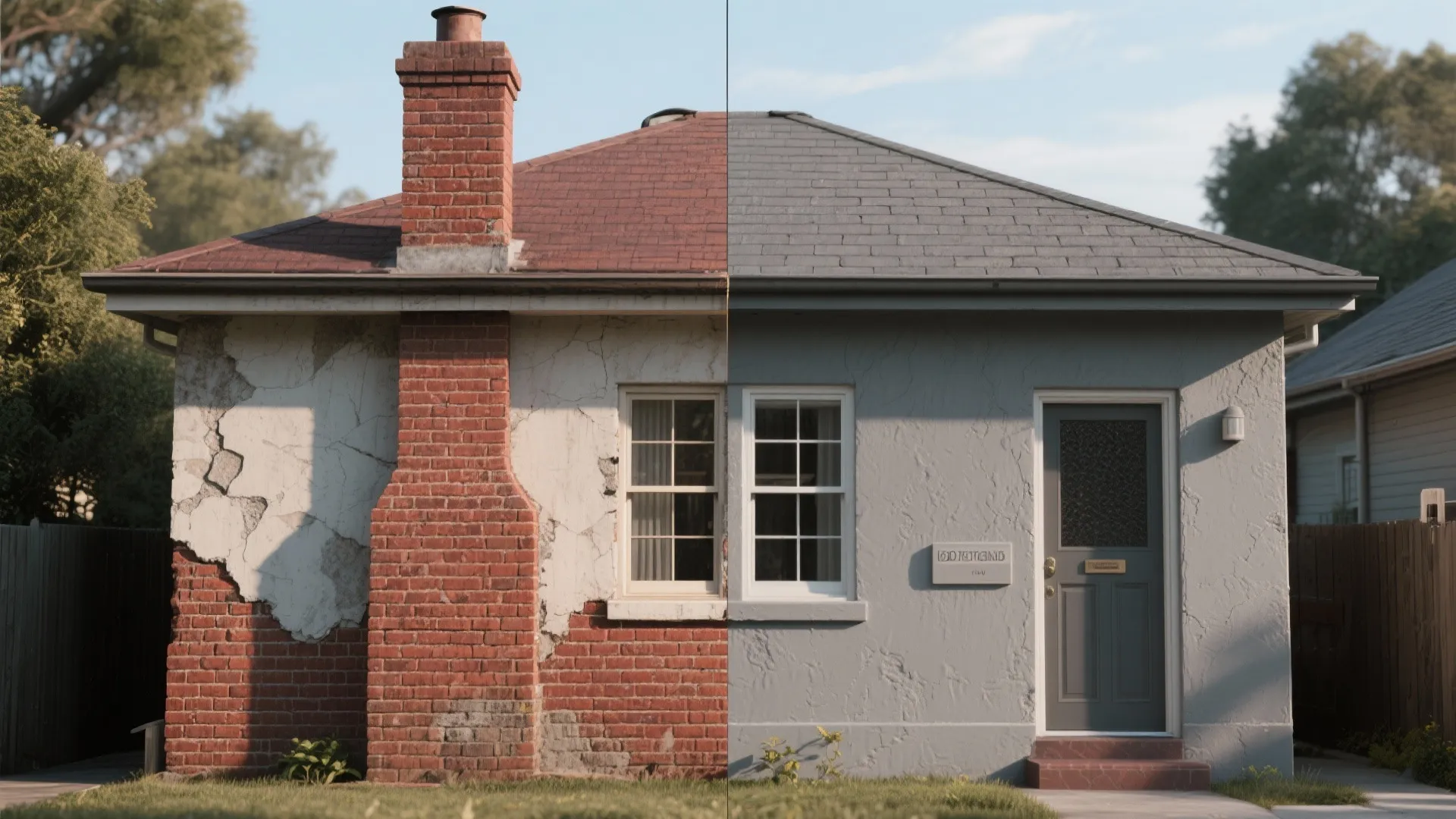 2. Keep Some Brick Exposed for Texture