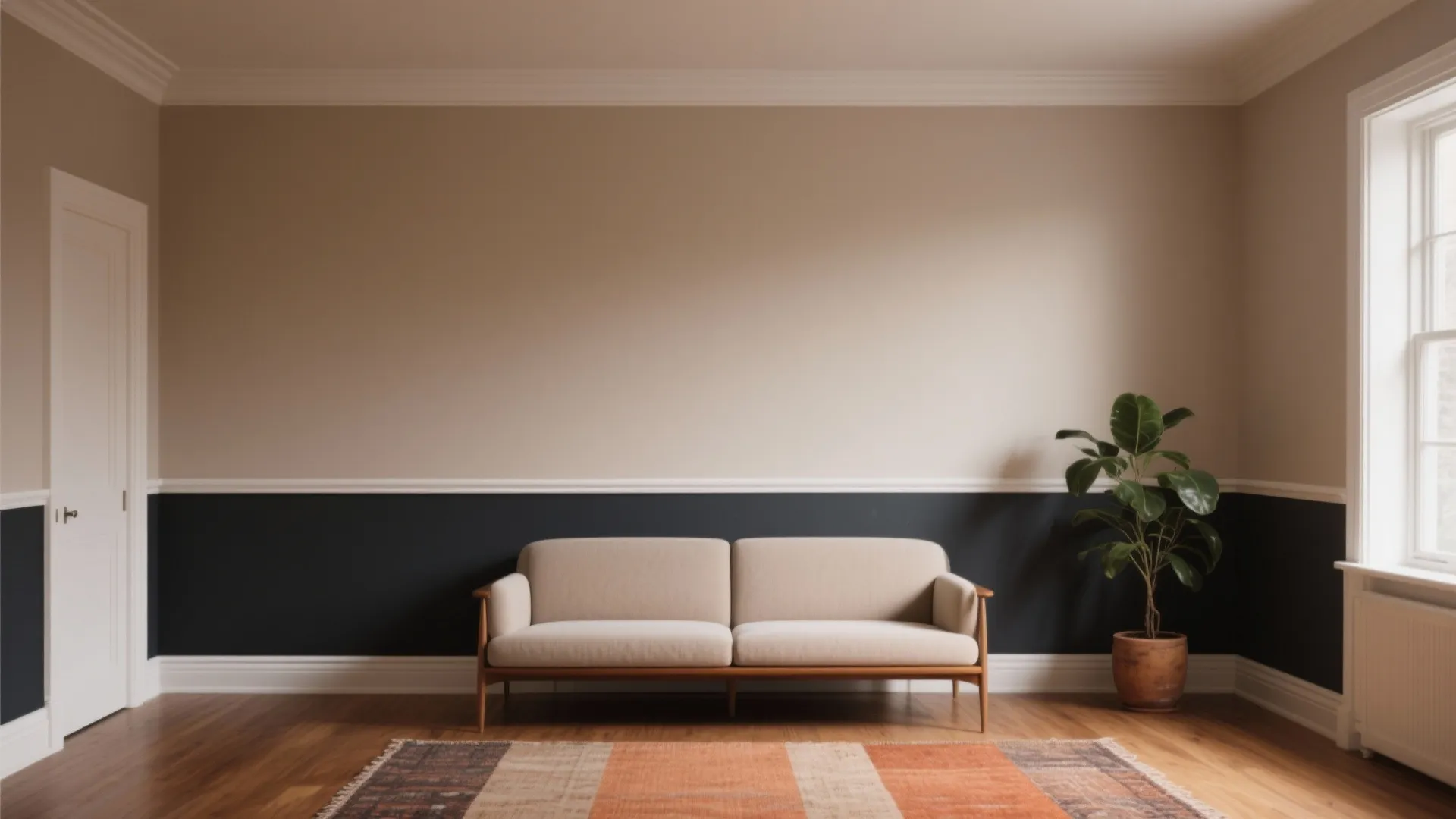 Half Painted Wall with Trim: 5 Creative Ideas