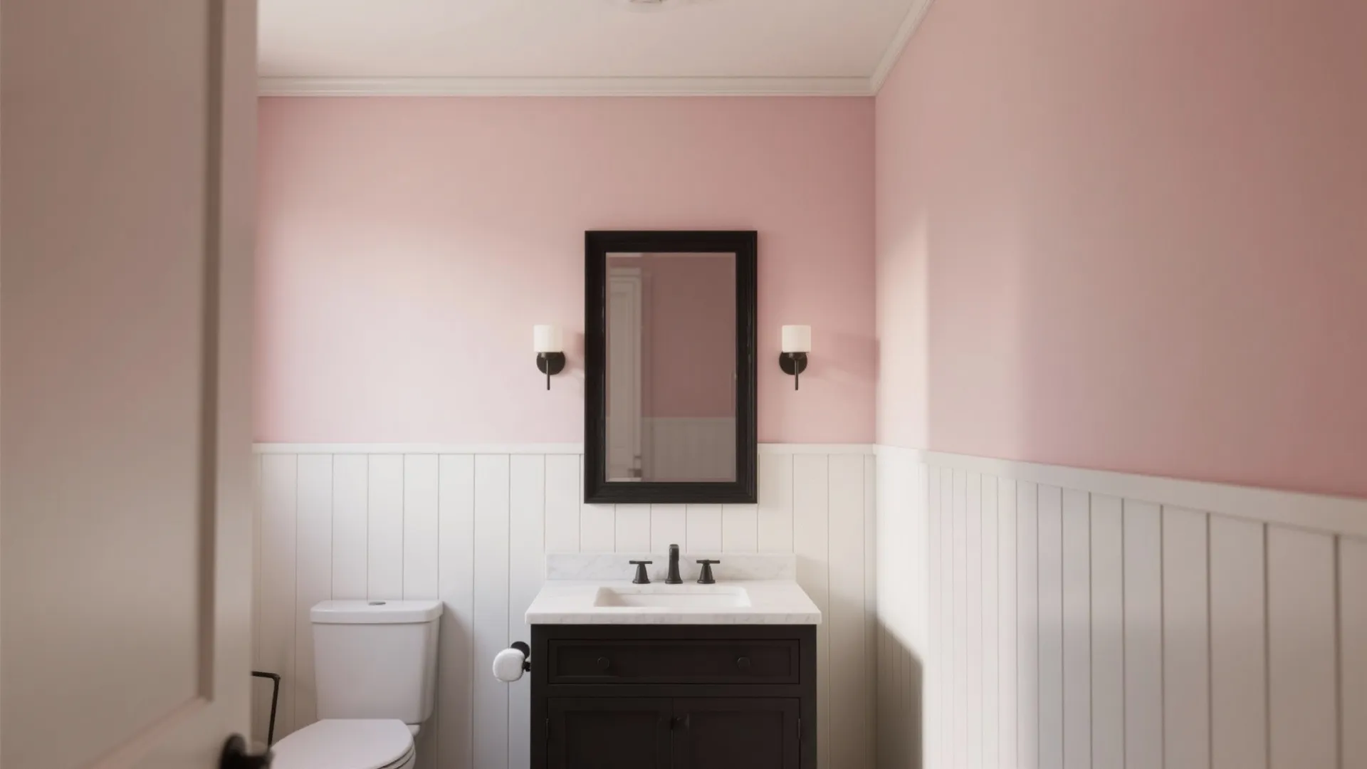 Idea 2: Half-height paneling, full-height charm