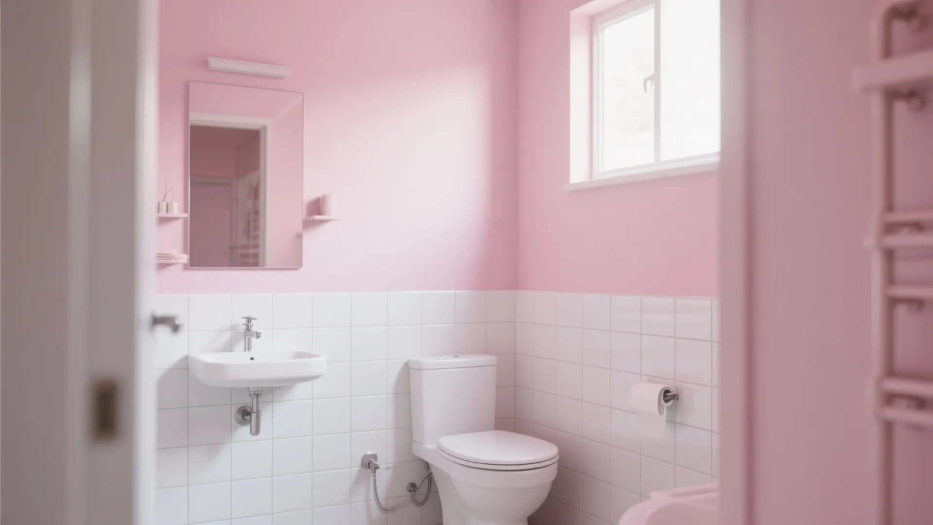 6. Half-Tiled for Budget and Style