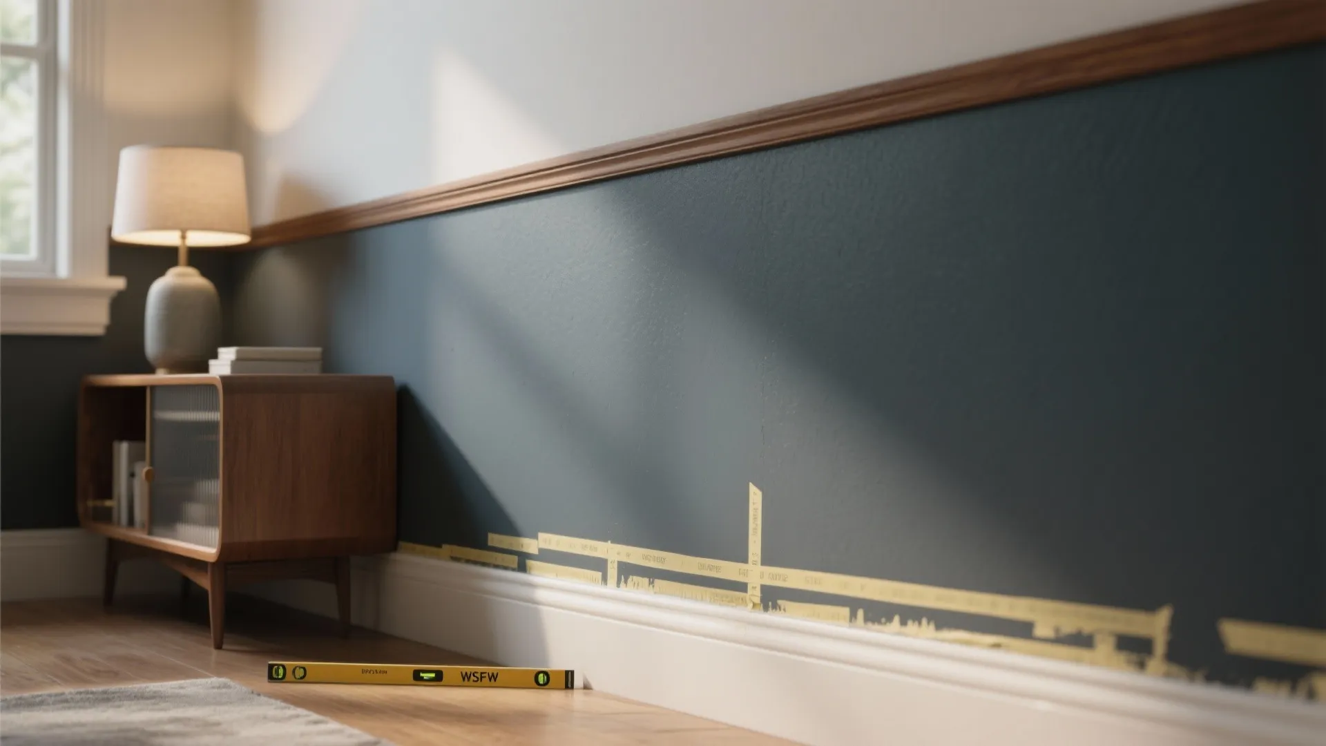 2. Use Half-Wall Paints to Alter Proportions