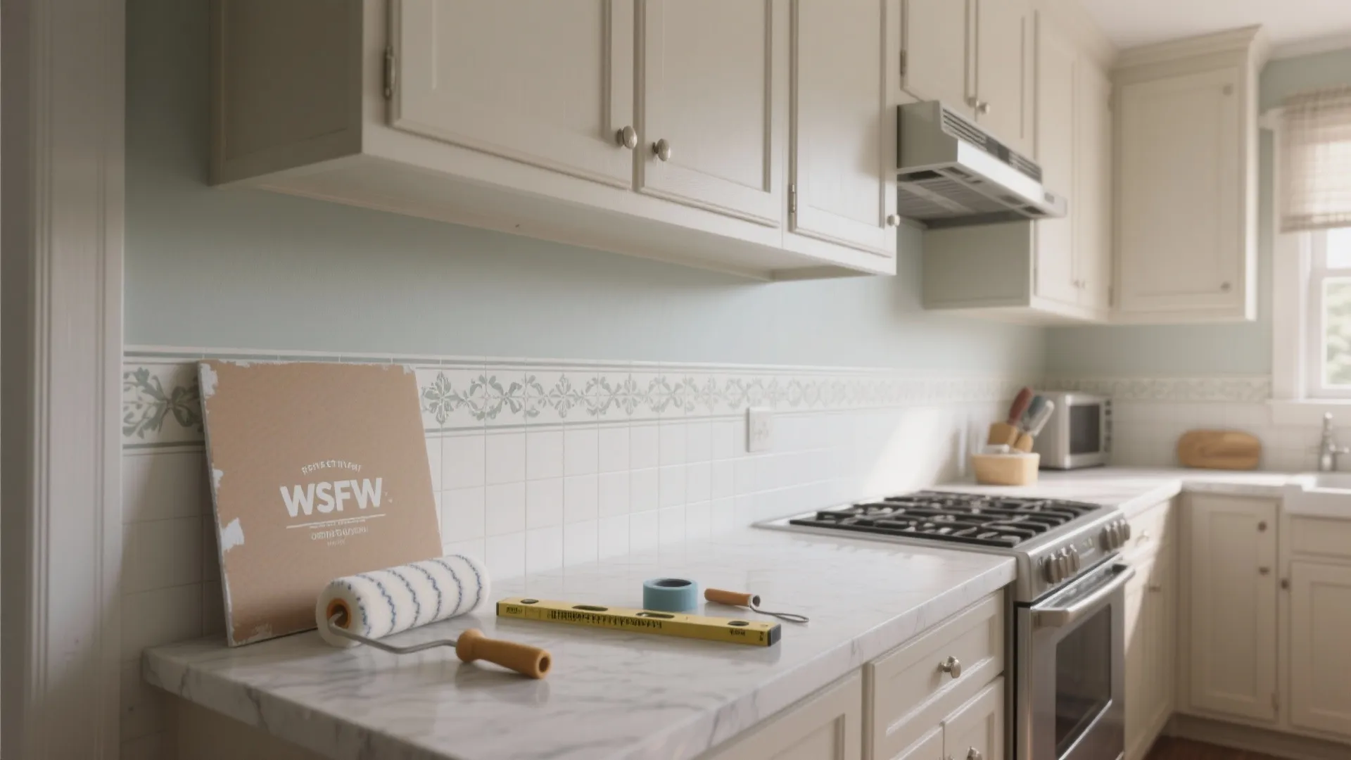 4. Border and half-wall stencils