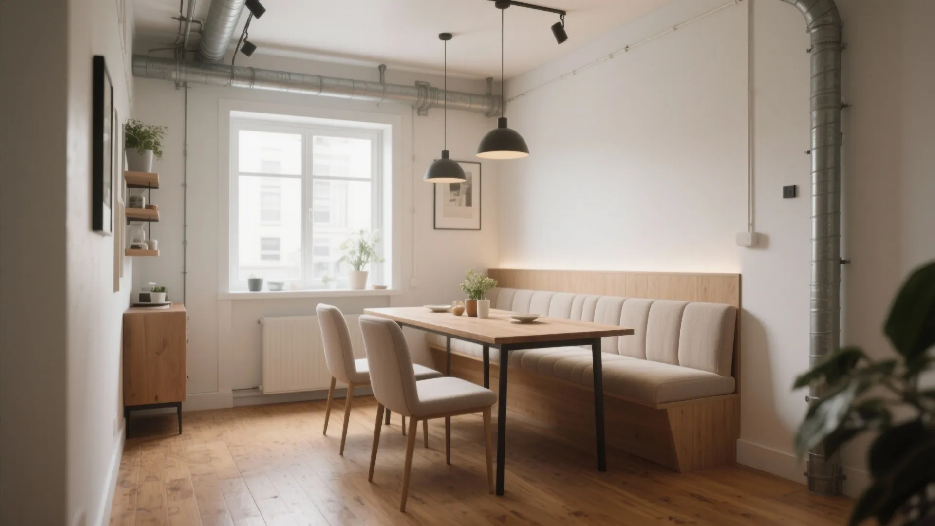 Half-Walls with Integrated Seating