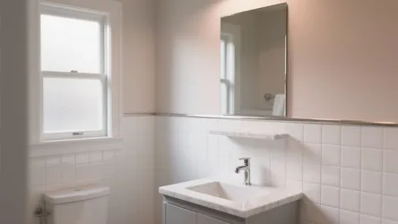 5 Half Wall Tiled Bathroom Ideas