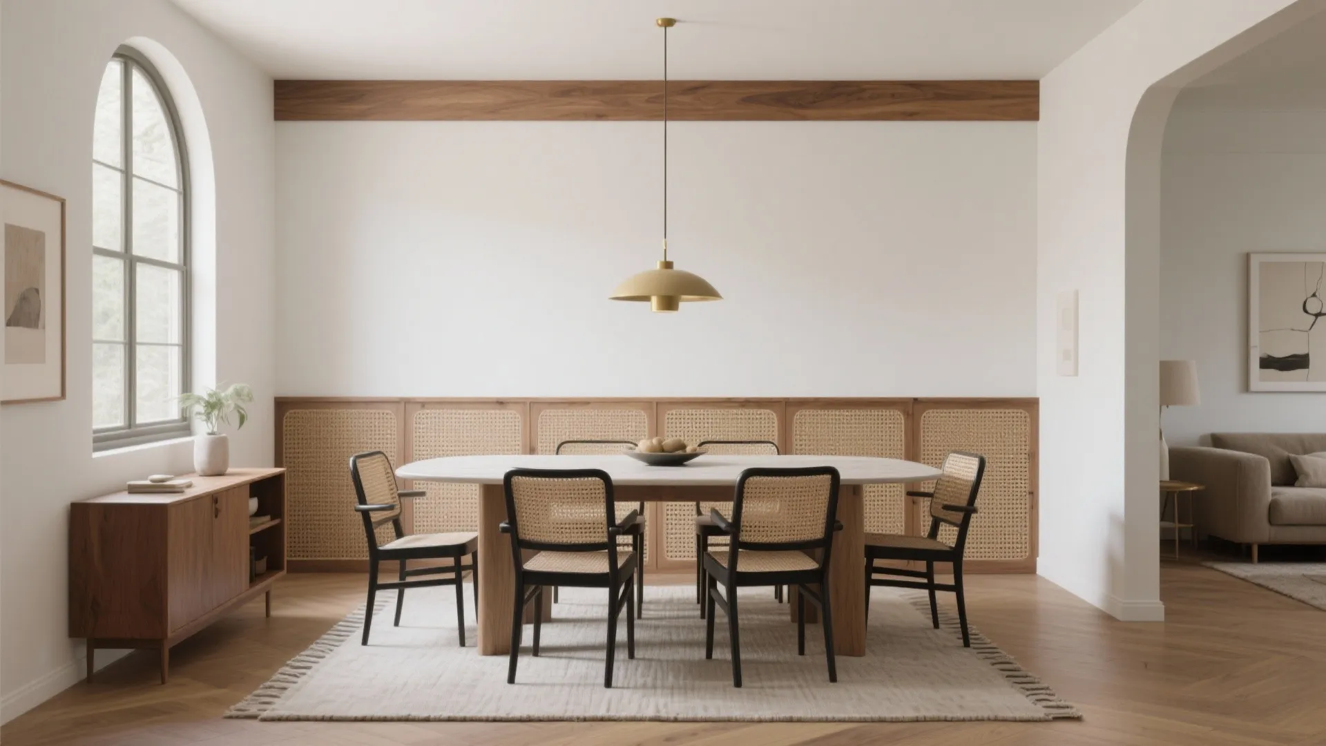 Half Walls, Sideboards, and Layered Visual Zoning