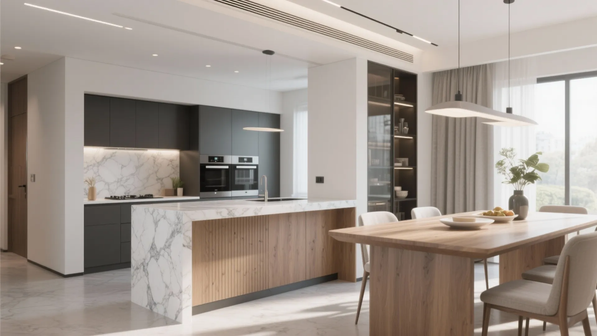 Half-Wall with Countertop