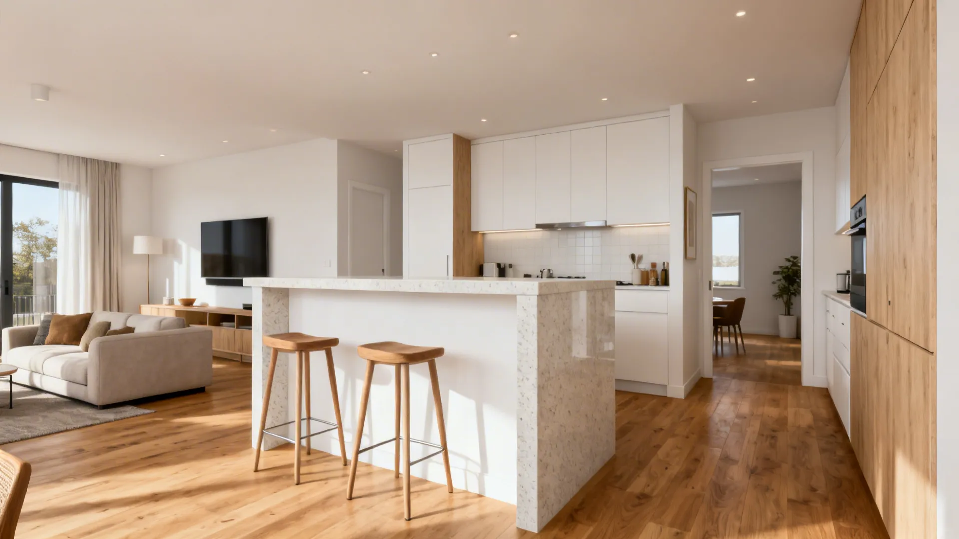 Half Wall with Counter Cap