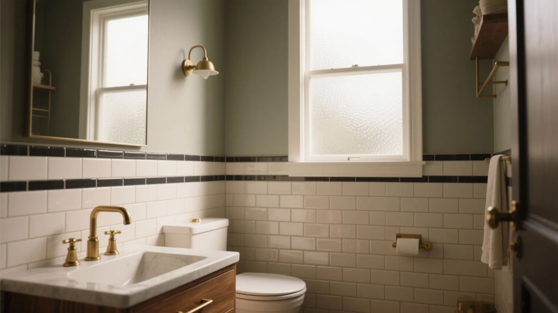 Bathroom Half Wall Tile Ideas — 5 Inspirations