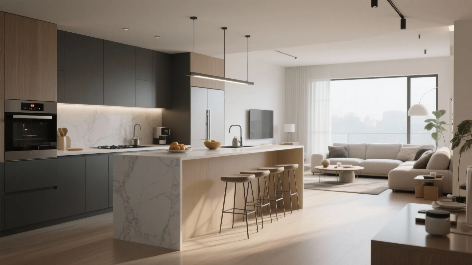 7. Half-Walls or Low Partitions