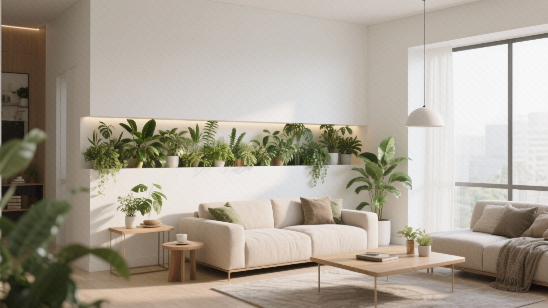 10 Half Wall Ideas for Living Rooms