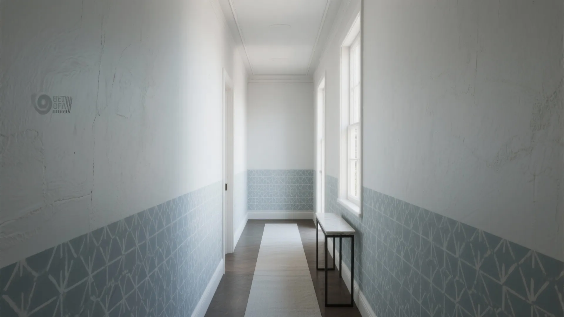 1. Half-Wall Repeat for Visual Height