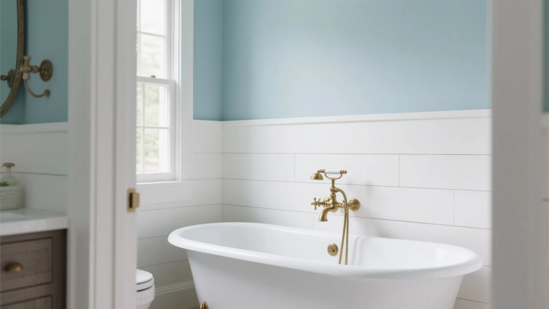 3. Half-Wall Paneling