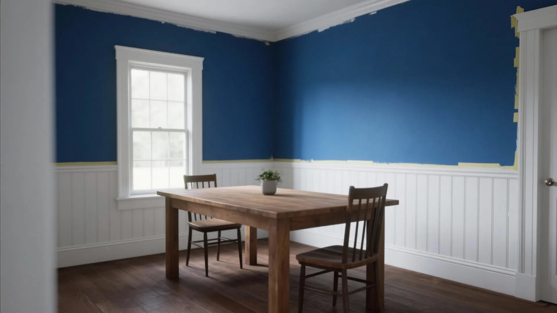 4. Half-Wall or Wainscoting Balance