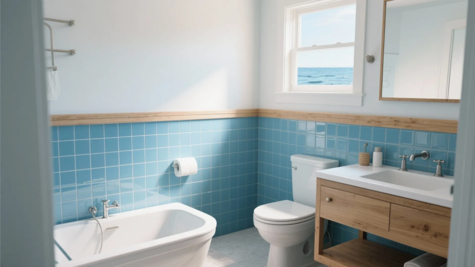 3. Half-Wall Wainscoting