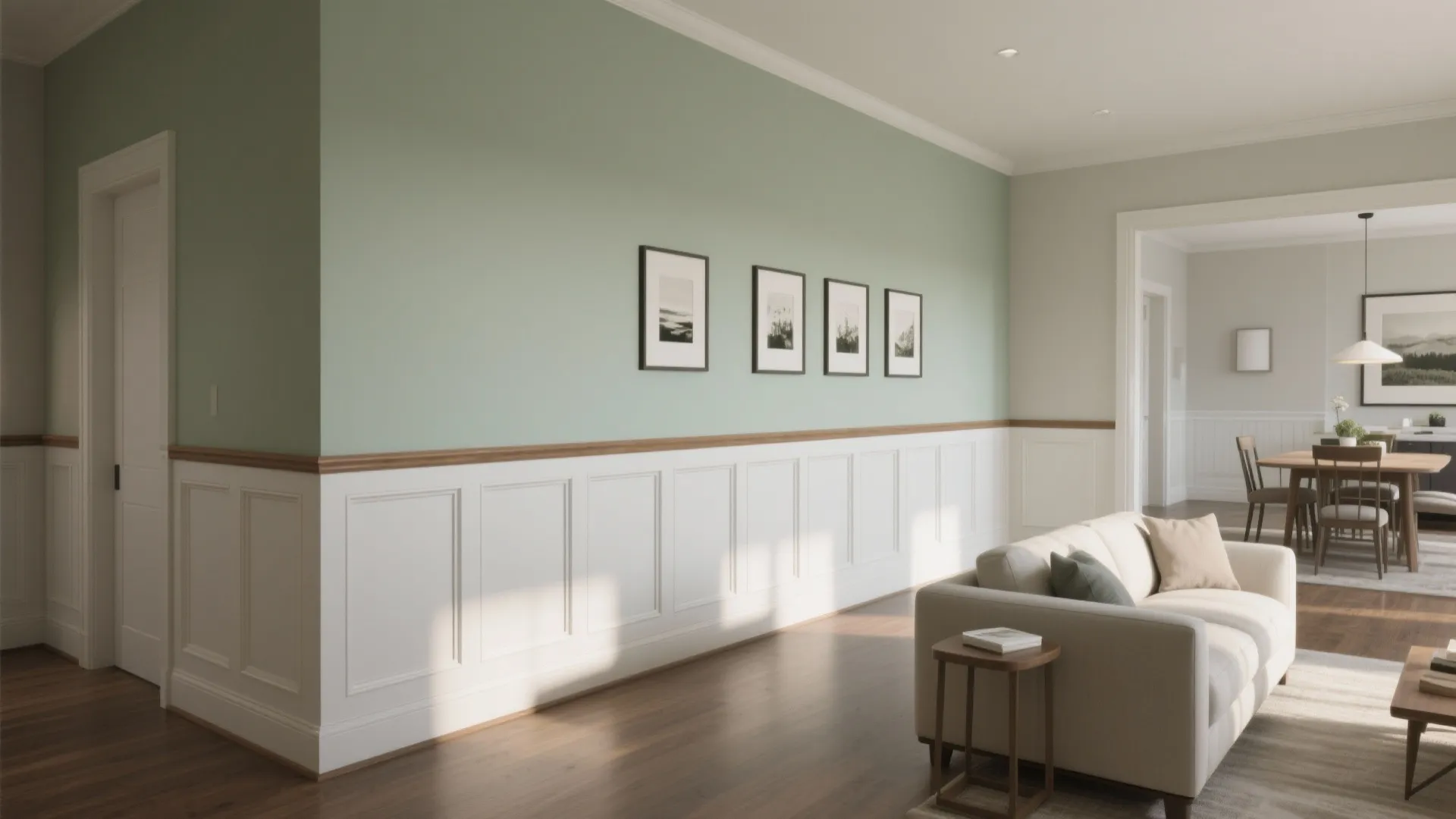 DIY Half Wall Paneling: Transform Your Space with Ease: 1 Minute to a Stylish Room Upgrade with Simple Half Wall Paneling