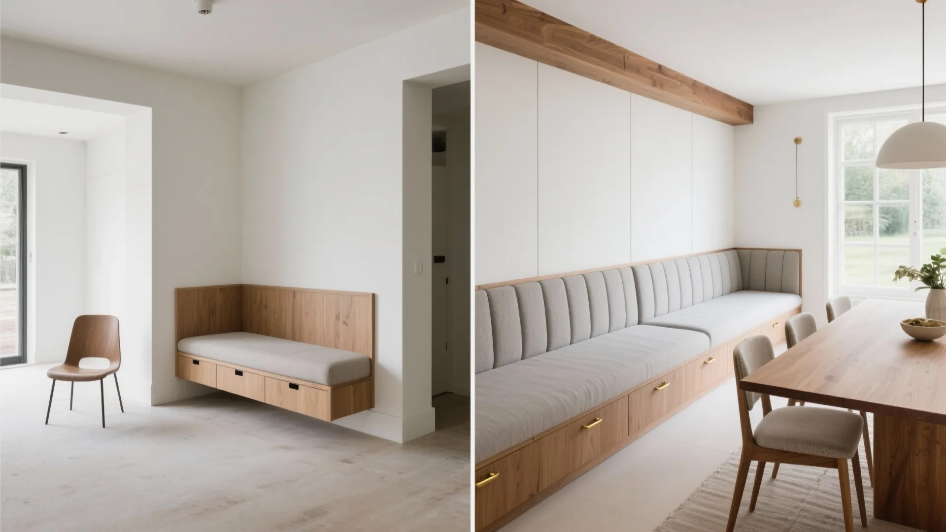 Half-Wall + Storage Combo