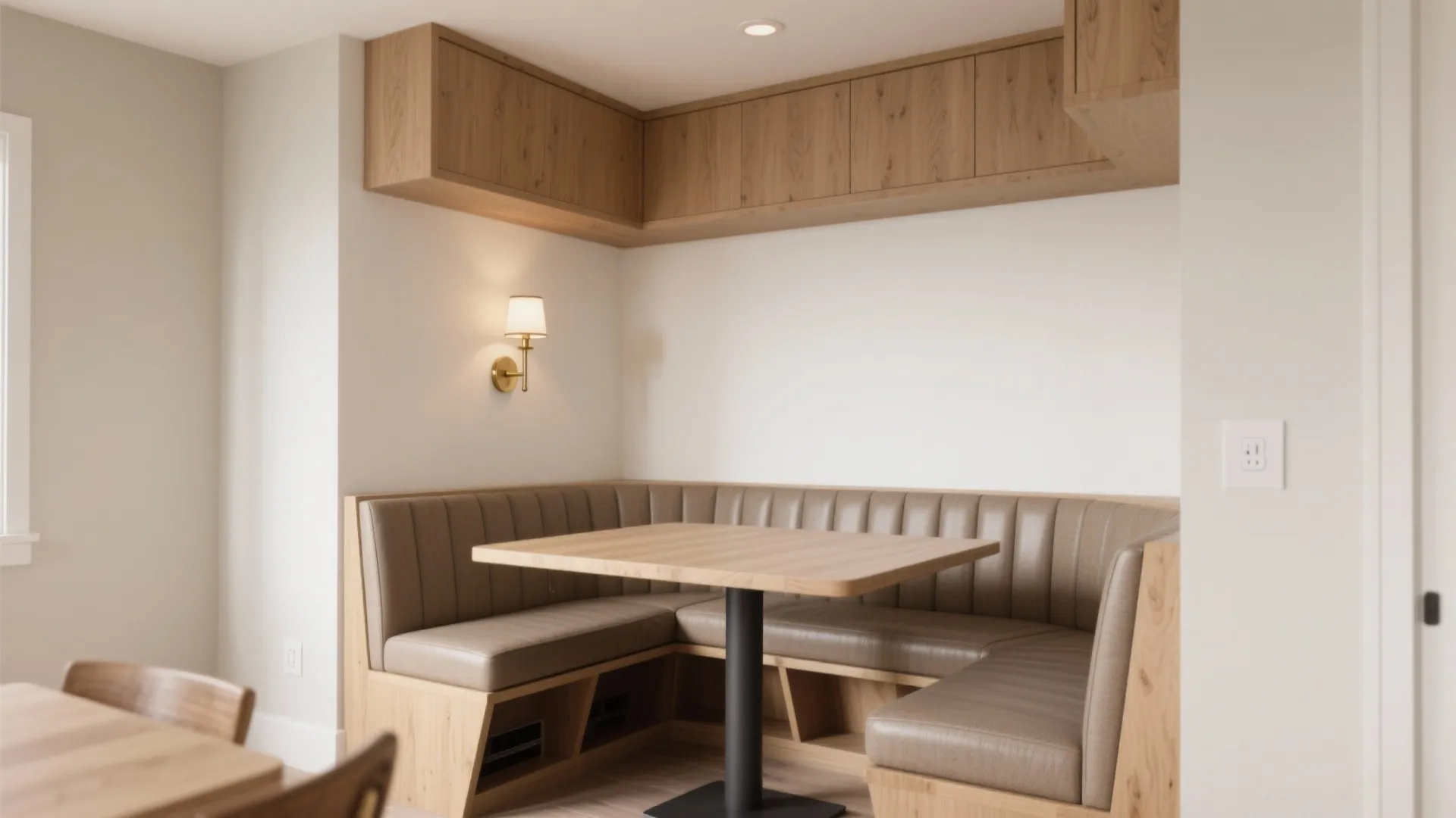 Half Walls and Built-in Banquettes as Gentle Barriers