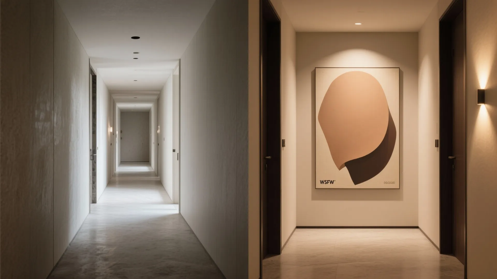 One Bold, Oversized Abstract