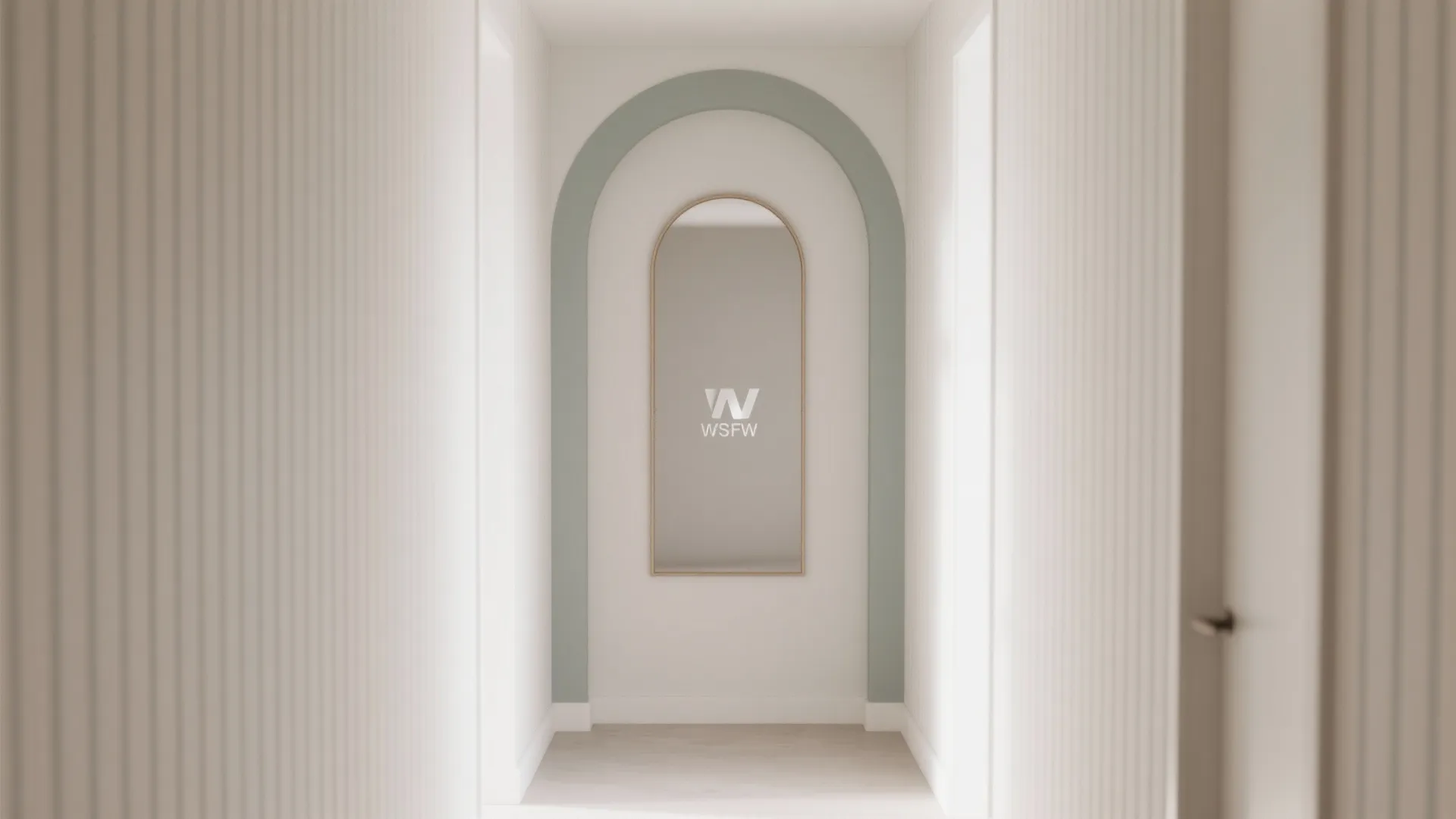 Graphic Accent Wall: Stripes, Blocks, or Tonal Arches