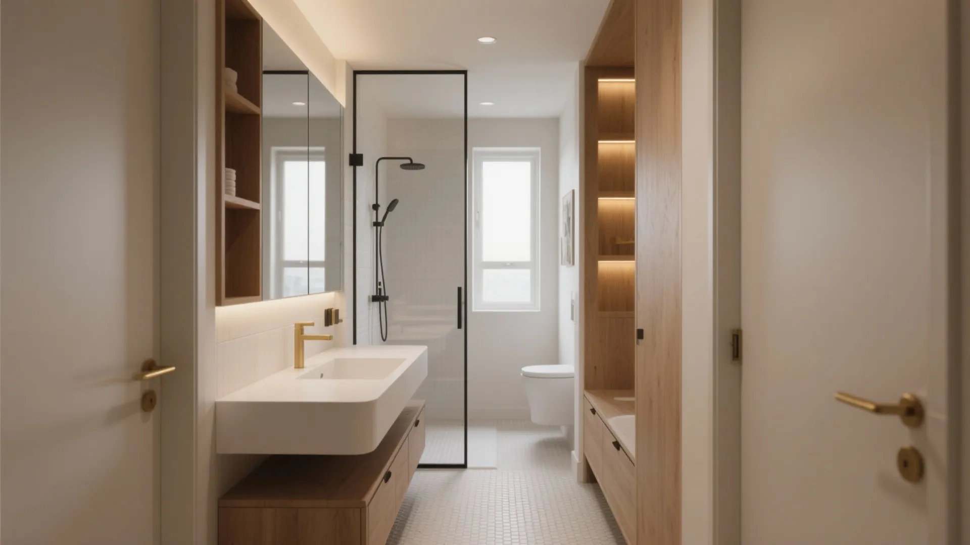 Hall Bathroom Design Ideas: 5 Smart Solutions: Practical, stylish and space-saving hall bathroom ideas from a pro designer