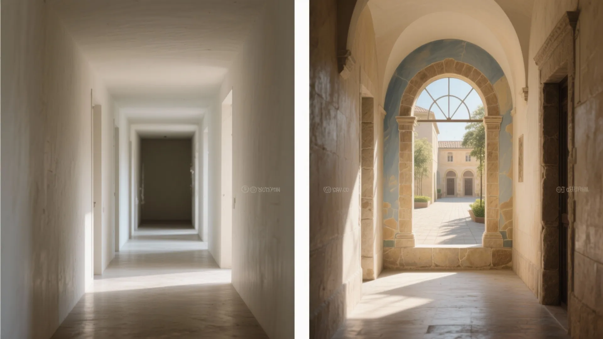 Depth by Illusion: Trompe-l’œil Arches, Windows, and Vistas