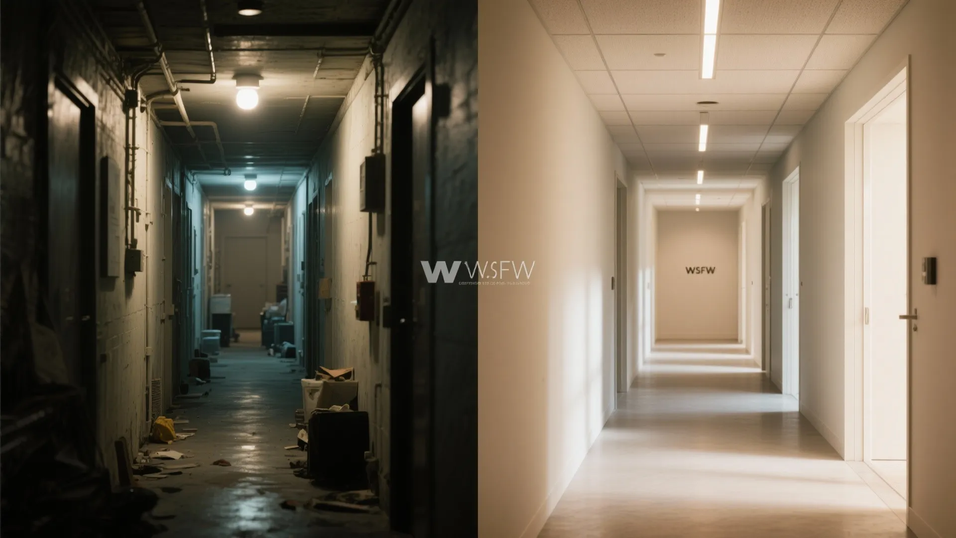 Minimalist lighting grid with smart control