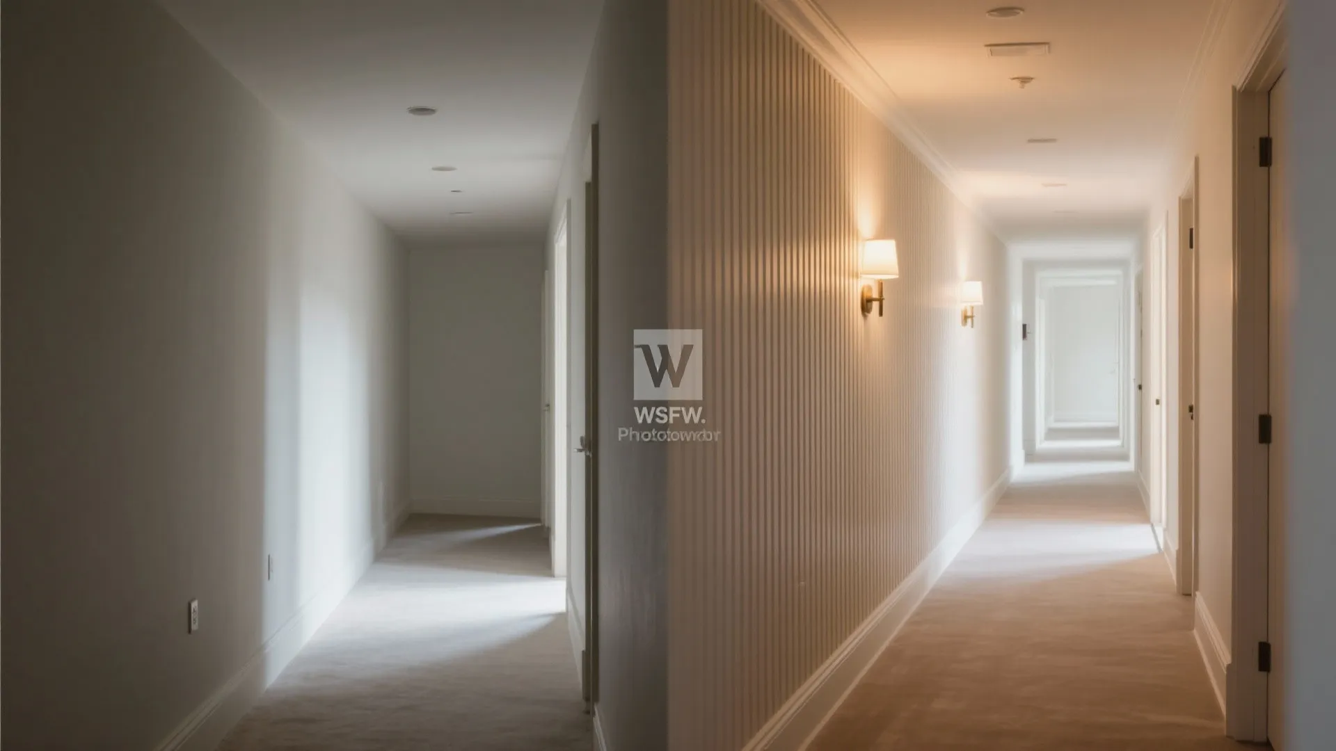 Textured Accent Wall that Guides the Eye