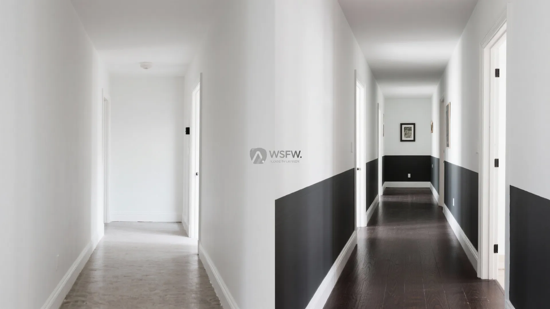 High Contrast: Charcoal + Crisp White for Architectural Punch