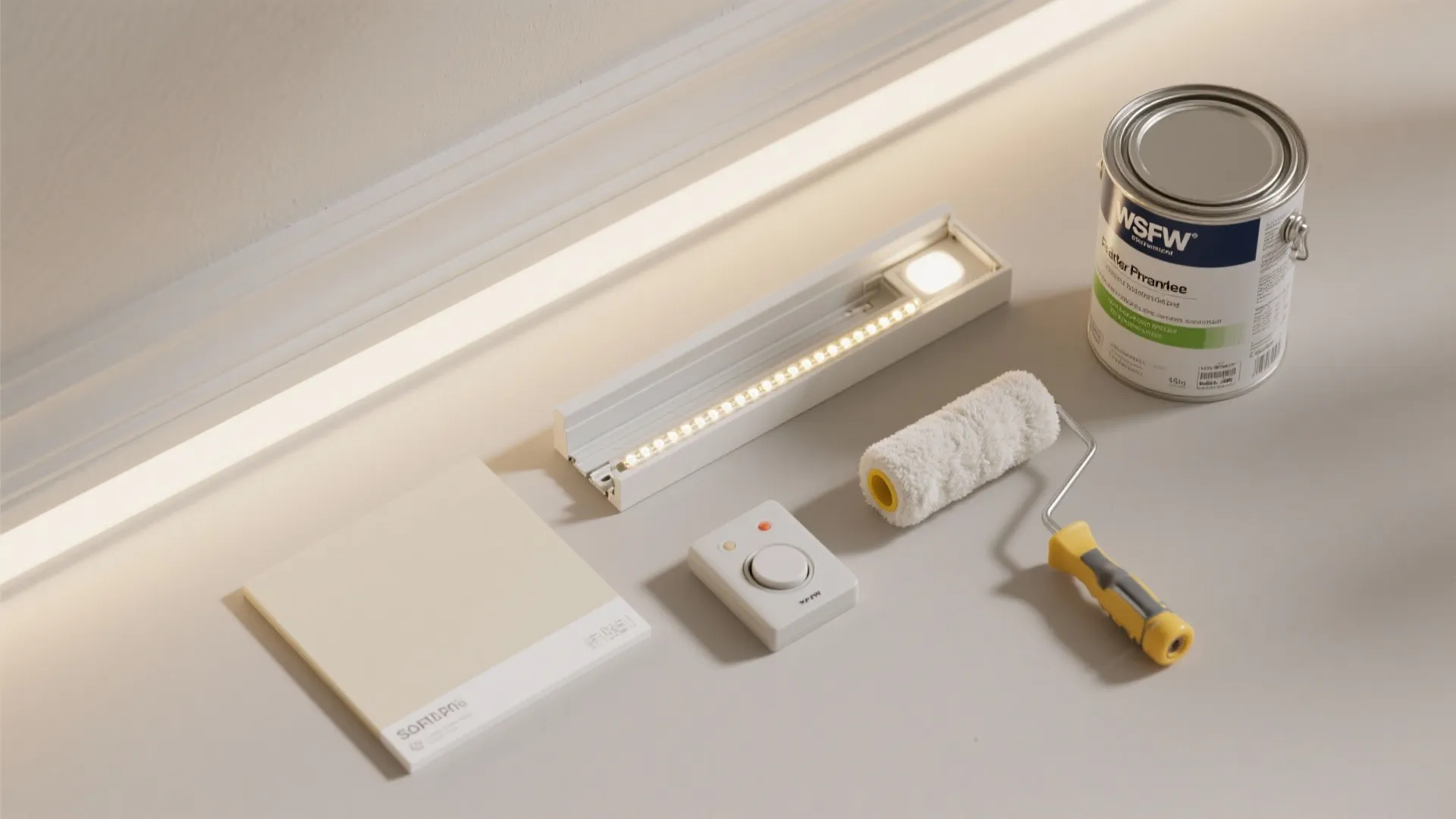 Layered Lighting for a Taller Hall Ceiling