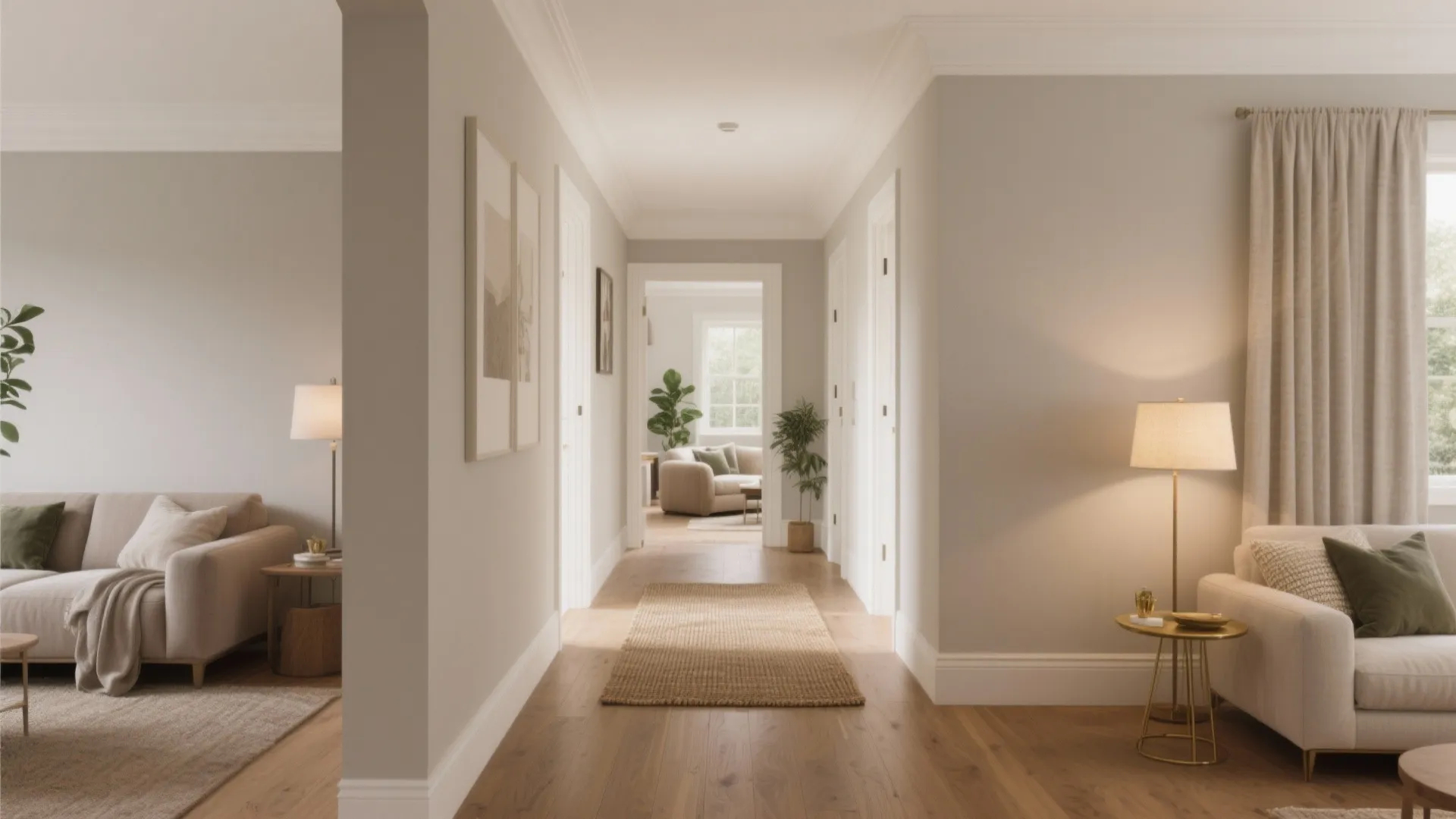 5 Hall Room Colour Design Ideas That Work: Small-space colour strategies from an interior designer: soft neutrals, two-tone walls, smart accent hues, material-led palettes, and zoning for open-plan halls.