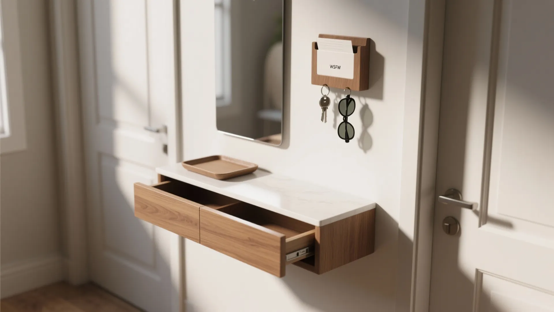 Hidden Storage: Drawers, Trays, and Drop Zones