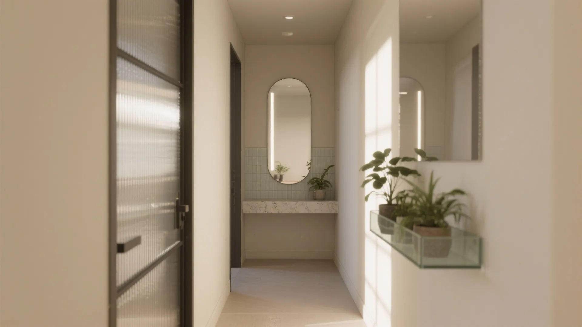 Glass elements for brighter, safer circulation