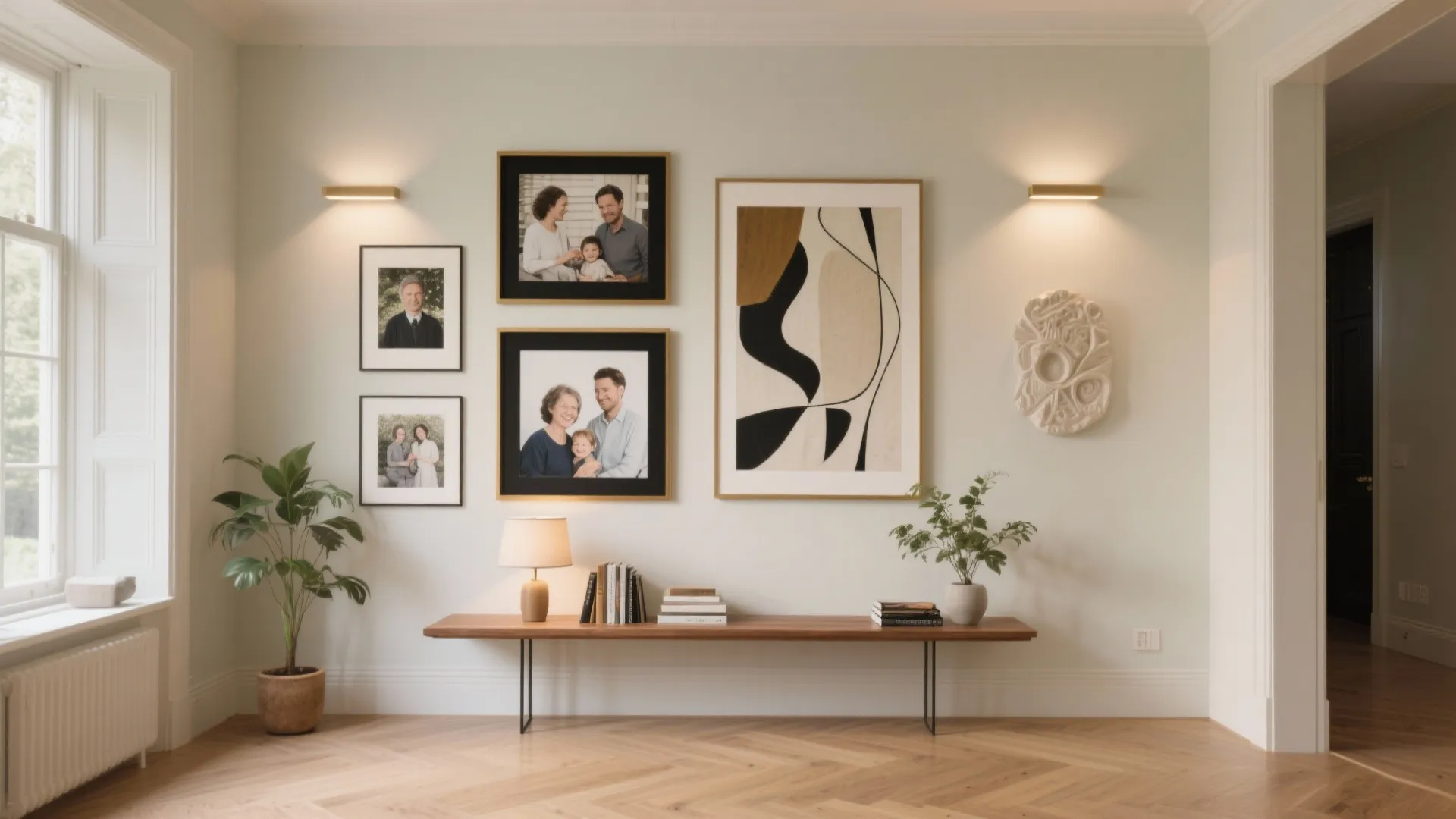 Curated Gallery Walls for Living Halls